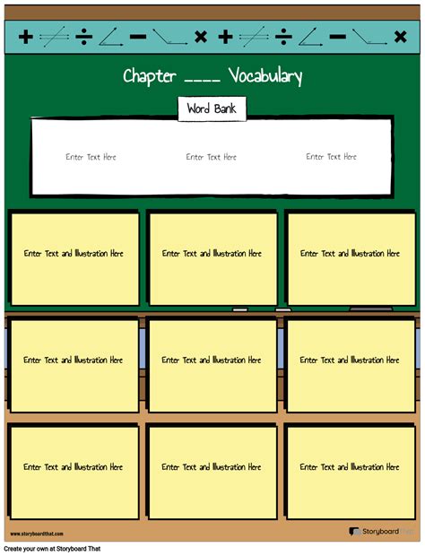 Math Vocabulary Worksheets — Create Math Worksheets Storyboardthat