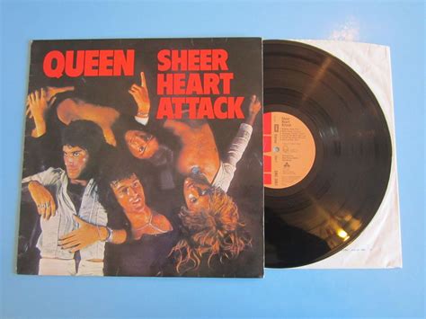 Queen Sheer Heart Attack 1974 Uk Emi Records Vinyl Lp Emc 3061 Vinyl