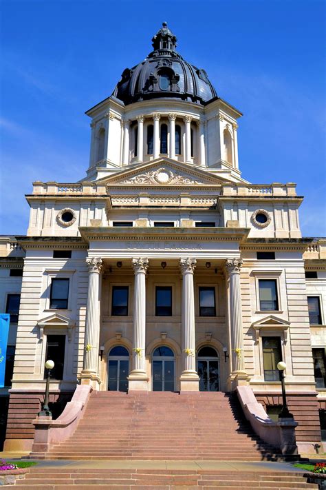 South Dakota State Capitol Building In Pierre South Dakota Encircle
