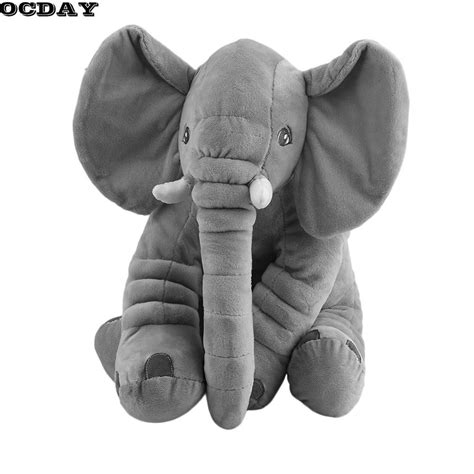 Ocday 60cm Baby Animal Plush Elephant Doll Toy Stuffed Elephant Pillow