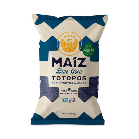 Siete Maíz Totopos Corn Tortilla Chips Blue Corn Thrive Market