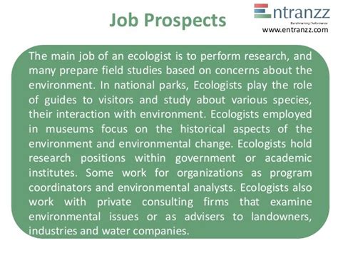 Careers In Ecology