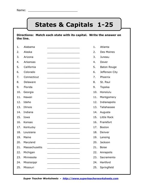 Us Map With State And Capitol States Capitals Fresh Us States Regarding