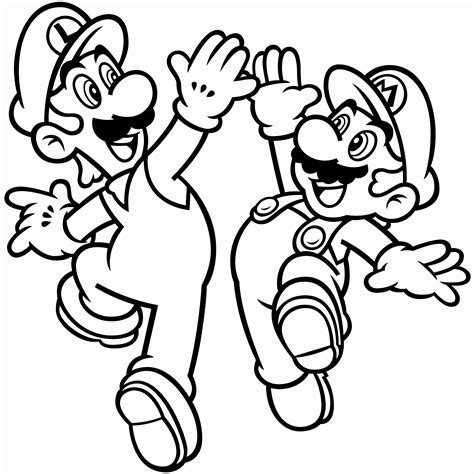Printable Super Mario Coloring Pages