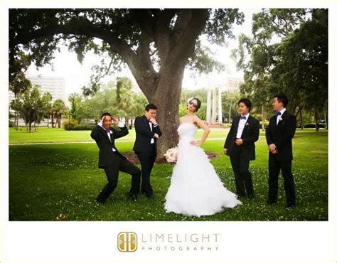 Limelight Photography Bride And Groomsmen Silly Marriott Tampa