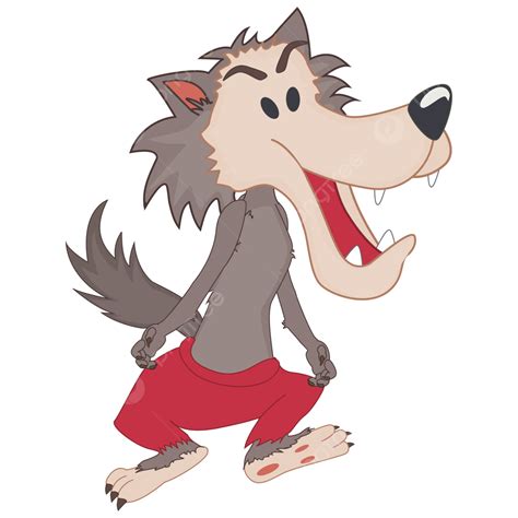 Wolf Cartoon Clipart Png Vector Psd And Clipart With Transparent