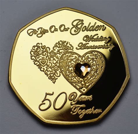 On Our Th Golden Wedding Anniversary Commemorative With Etsy