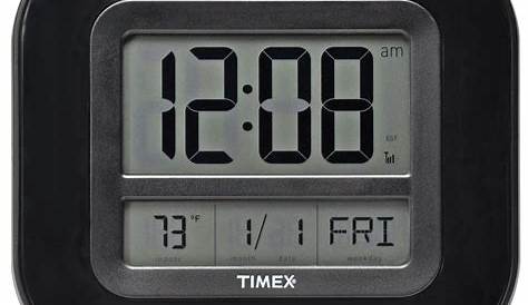 timex atomic wall clock instructions
