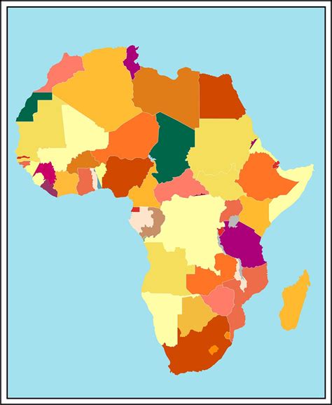 Map Africa Political Free Image On Pixabay