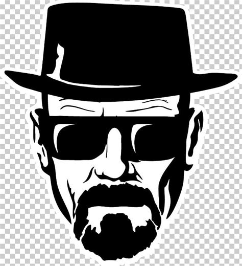 Walter White Jesse Pinkman Sticker Decal Art Png Anna Gunn Black And