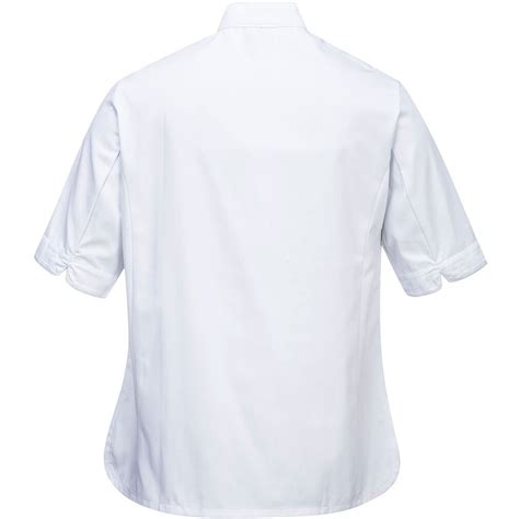 Portwest C737 Rachel Ladies Short Sleeve Chefs Jacket Available In