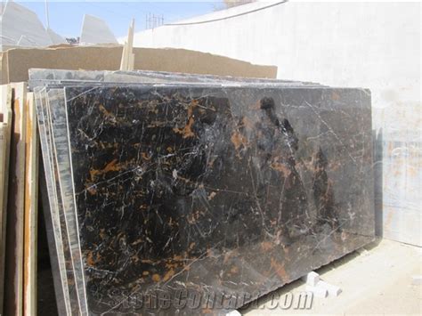 Black And Gold Stone Slabstilescut To Size From Pakistan