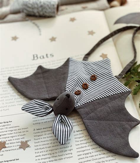 Bat Soft Toy Wall Hanging Decor Sewing Pattern And Tutorial Etsy