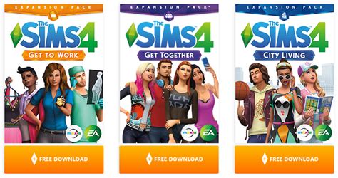 Sims 4 Free Full Download Expansion Packs