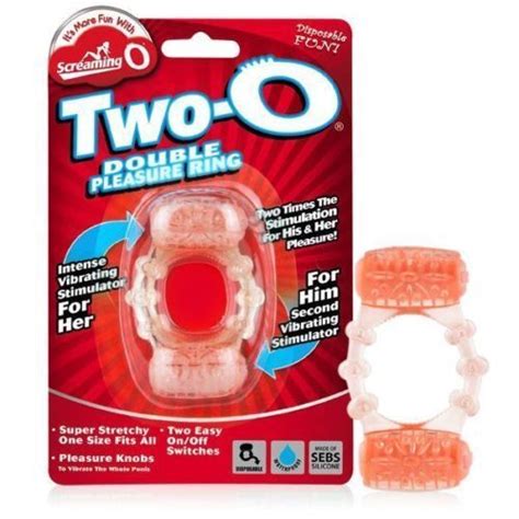 Double Vibrating Cock Ring Screaming O Two EBay