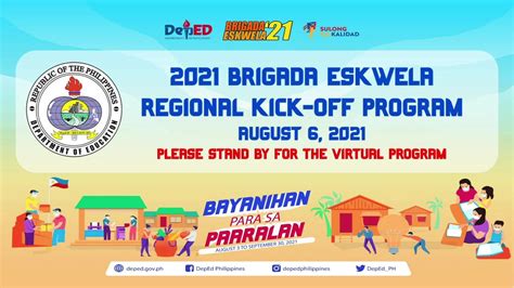 2021 Brigada Eskwela Regional Kick Off Program Hudyat Ng Ating