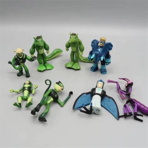 Wild Kratts Vintage Figures Creature Animals Toys Lot Of 8 £1904