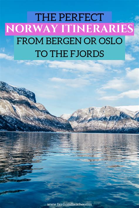 Easy To Follow Norway Itineraries Pdf To Help You Plan The Perfect