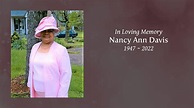 Nancy Ann Davis - Tribute Video