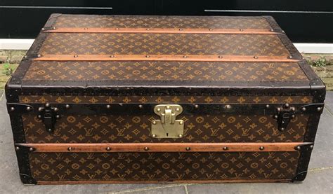 1920s Vintage Louis Vuitton Luggage Trunk Natural Resource Department