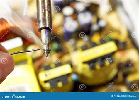 Soldering Stock Photo Image Of Repairing Iron Hardware 125269508
