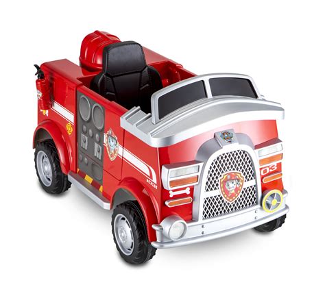 Nickelodeons Paw Patrol Marshall Rescue Fire Truck Ride On Toy By
