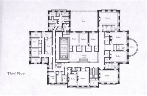 Mega mansion floor plans, house layouts & designs. The Breakers - 3rd Floor | Architectural floor plans ...