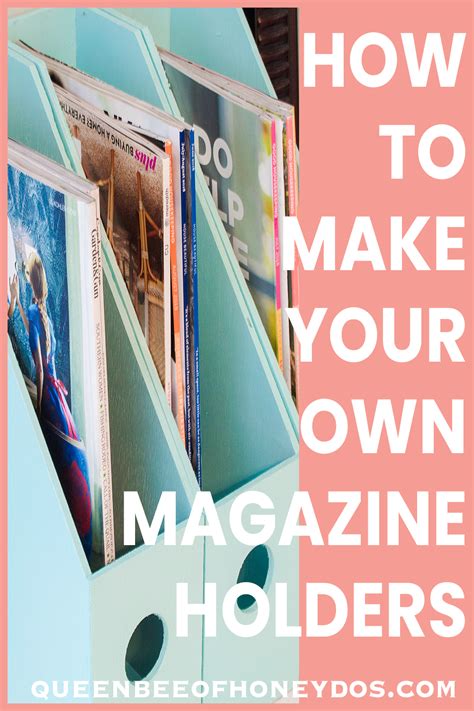 How To Make Magazine Holders How To Make Magazine Magazine Holders