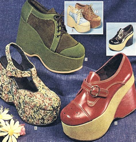 1970s Platform Shoes 70s Shoes Vintage Shoes Funky Shoes