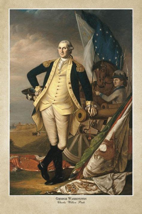 George Washington At The Battle Of Princeton Charles Willson Peale