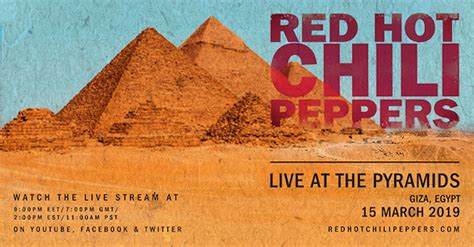 Watch Red Hot Chili Peppers Play The Great Pyramids Of Giza In Egypt