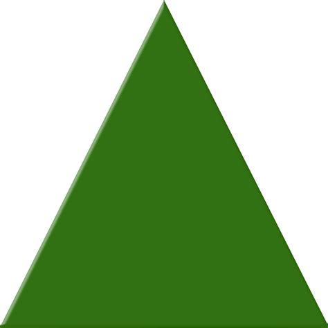 Triangle Green Triangle Clip Art