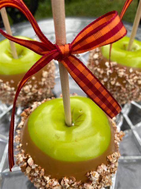 Large Faux Carmel Apples Candy Apples Etsy
