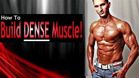 How To Build Muscle Density Advanced Muscle Building Workout Routine Youtube