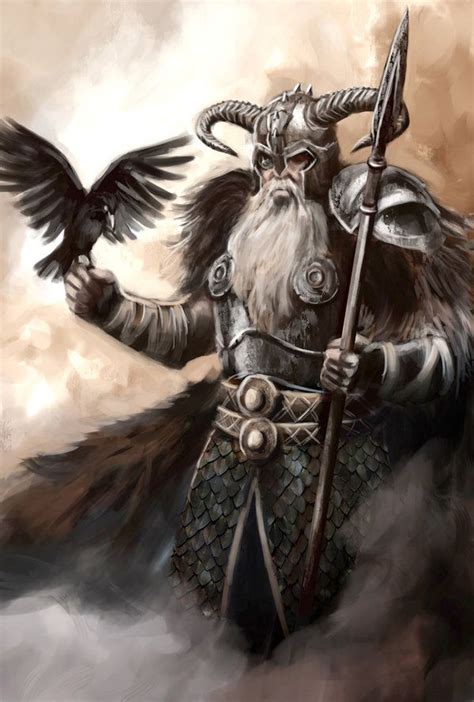 Viking Gods Mem Odin Norse Mythology Norse Mythology Viking Art