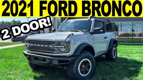2021 Ford Bronco Badlands 2 Door Sasquatch Full Exterior And Interior