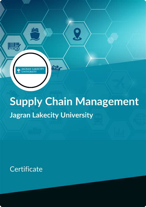 Certificate In Supply Chain Management