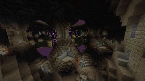 Huge 250x250 Ender Cave Spawn Minecraft Map