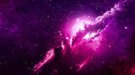 Nebula Sparkles Light Cloud Purple 4k Hd Wallpaper
