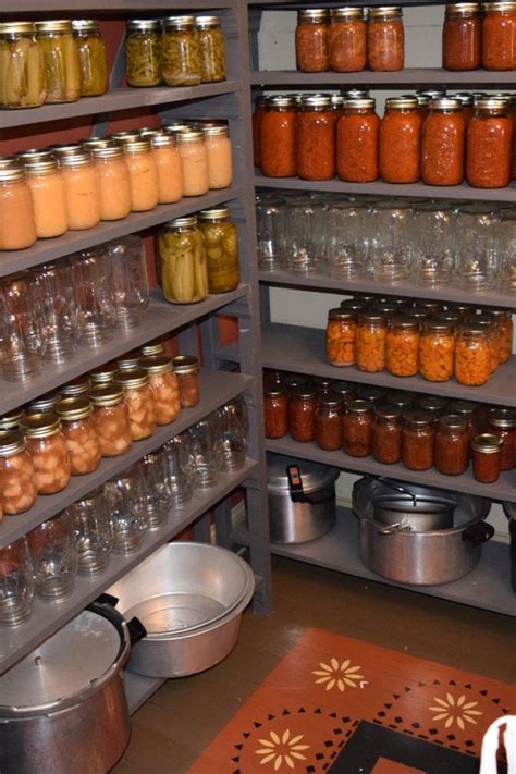 Diy Canning Storage Shelves Easy Home Project