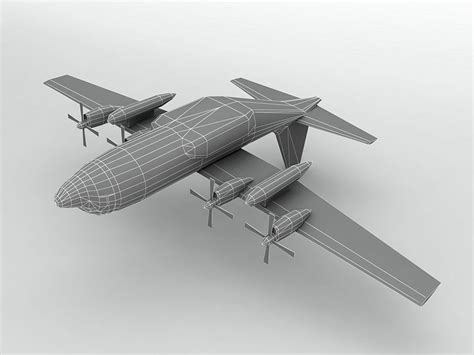 3d Model Lockheed C130 Hercules Military Aircraft Low Vr Ar Low