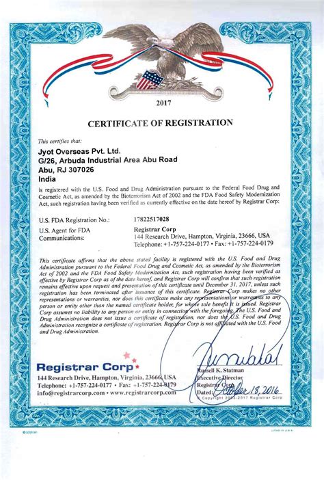 Organic Psyllium Quality Certificates