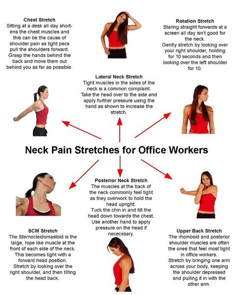 Neck Pain Stretches For Office Workers Neck Pain Stretches Neck