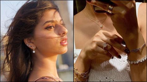 Suhana Khan Lets Her Accessories Do The Talking Hides Her Face In Latest Photos
