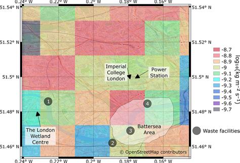 Map Of The Surrounding Area Of Imperial College London With The Uk Ch 4