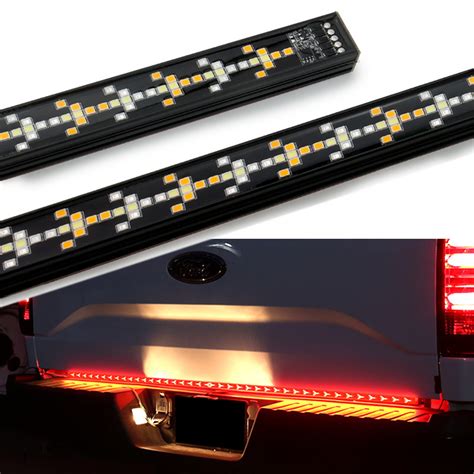 60 Led Pickup Truck Tailgate Reverse Brake Sequential Turn Signal Tail