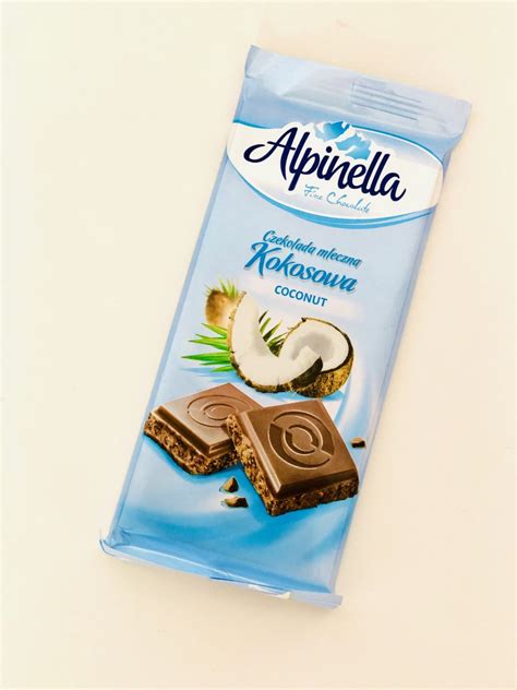Czekolada Alpinella Kokosowa 90g - Kawy Słodycze Chemia
