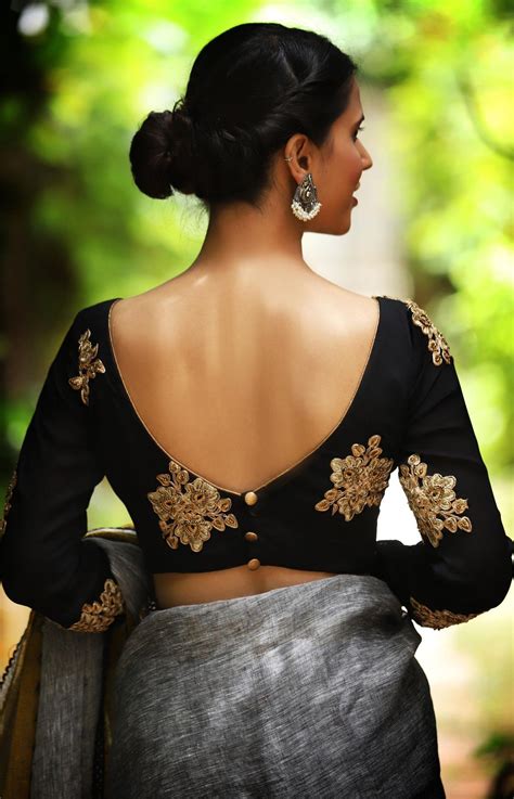 Pin By Amrutha Yogarajah On Saree Blouses And Draping Sleeveless