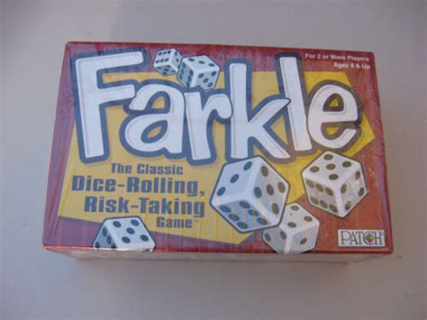 Farkle Classic Dice Rolling Risk Taking Game Factory Sealed