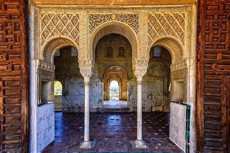 Palace Alhambra Moorish Arabic Orient Granada Spain Andalusia